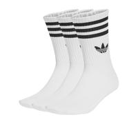 Adidas Originals 3 Stripes Crew 3 Pair Socks White