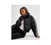 adidas Originals 3-Stripes Cropped Padded Jacket - Black - Womens L