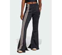 adidas Originals 3-Stripes Flared Firebird Track Pants, Black, Size Xl, Inside Leg Regular, Women Black