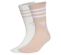 adidas Originals Unisex 3 Stripes Glitter Crew Socks 2 Pairs