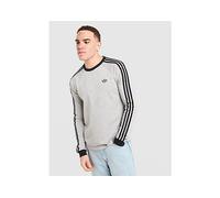 Adidas Originals 3 Stripes Long Sleeve T-shirt Grey S Men
