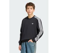 adidas Originals 3-STRIPES LOOSE CREW Sweatshirt, Blue, Size 7-8 Years Blue