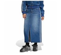 Adidas Originals 3 Stripes Pencil Denim Skirt Blue 34 Woman