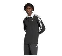 Adidas Originals 3 Stripes Rugby Long Sleeve Polo Black M Men