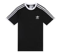 adidas originals 3-Stripes Tee Casual Loose Round Neck Logo Stripe Short Sleeve Black CW1202 S
