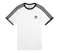 adidas originals 3-Stripes Tee Casual Round Neck Loose Logo Stripe Short Sleeve White CW1203 XS