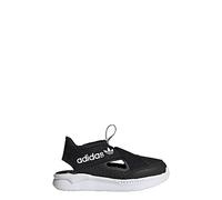 adidas Originals 360 Sandals Sneaker, Black/White/Black, 2 US Unisex Little Kid