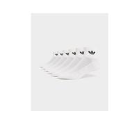 adidas Originals Unisex Mid Ankle Socks 6 Pairs White