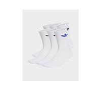 adidas Originals 6-Pack Trefoil Cushion Crew Socks - White 4.5 - 5.5