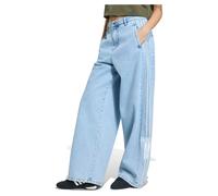 Adidas Originals Adibreak Mid-rise Wide-leg Jeans Blue 28 / 30 Woman
