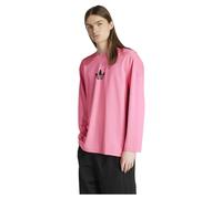Adidas Originals Adicolor Mesh Long Sleeve T-shirt Pink S Men