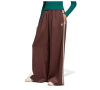 Adidas Originals Adicolor Satin Wide Leg Pants Brown 32 Woman
