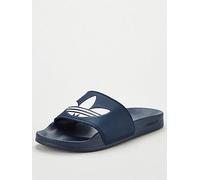 adidas Originals Adilette Lite Slides - Navy, Navy/Ftwr White/Collegiat Navy, Size 8, Men Navy/Ftwr White/Collegiat Navy
