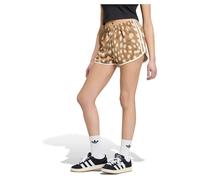 Adidas Originals Animal Print Sprinter Shorts Brown L Woman