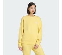 Adidas Originals Athletic Dept Knitted Sweatshirt Yellow S Woman