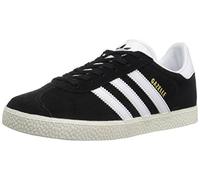 adidas Originals Boys' Gazelle C Sneaker, Black/White/Metallic Gold, 11 Medium US Little Kid