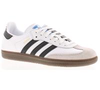 Adidas Originals Boys Trainers JNR Samba Og Leather Lace Up white UK Size