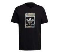 adidas originals Camo Infill Tee Logo Sports Short Sleeve Men's Black/Multi-Color H13502 L
