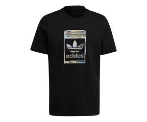 adidas originals Camo Infill Tee Logo Sports Short Sleeve Men's Black/Multi-Color H13502 L