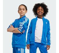adidas Originals Childrens Unisex Adicolor SST Track Jacket - Blue Recycled Material - Size 9-10Y