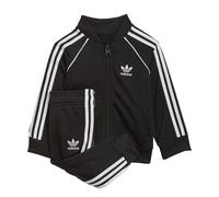 adidas Originals Childrens Unisex Adicolor SST Track Suit - Black/White Recycled Material - Size 3-6M