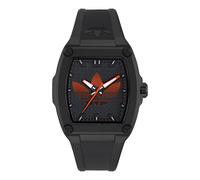 adidas Originals City Tech Five Black Dial Black Resin Strap Watch