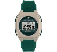 Adidas Originals CITY TECH FOUR AOST26535 - Unisex - 42 mm - Digital - Quartz - Plexi Glass Green 18 mm