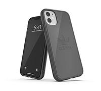 adidas Originals Compatible with iPhone 11 Case, Smokey Black Transparent Case, Shockproof, Raised Edges, Fully Protective Cover