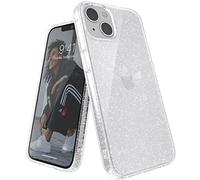 adidas Originals Compatible with iPhone 13 Case, 6.1 inches, Drop Tested Cases, Shockproof Raised Edges, Premium Protective Snap Case Cover, Clear Glitter