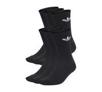 adidas Originals 6-Pack Trefoil Cushion Crew Socks - Black S