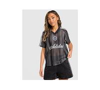 adidas Originals Crochet Football Top - Black - Womens M