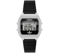Adidas Originals DIGITAL TWO AOST26525 - Unisex - 36 mm - Digital - Quartz - Plexi Glass Black 18 mm