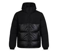 adidas originals Down Regen Puff Stay Warm Splicing Sports hooded down Jacket Black GE1324 XS