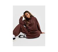 adidas Originals Essential Linear 1/4 Zip Top - Brown - Womens XL