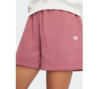 adidas Originals Essentials Fleece Loose Shorts, Dark Red, Size Xl, Inside Leg Regular, Women Dark Red