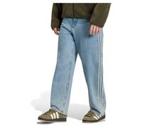 adidas Jeans FIREBIRD ADICOLOR DENIM JEANS MID-RISE STRAIGHT LEG in Blue US 36