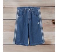 Adidas Originals Firebird Denim Jorts Shorts Blue Size 32 Brand New JC6235