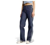 Adidas Originals Firebird Mid Rise Straight Jeans Blue 28 / 30 Woman