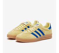 Adidas Gazelle Indoor Sneaker Powder Yellow/Blue/White