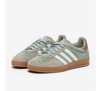 Adidas Gazelle Indoor Sneaker Silver Pebble/Green/White