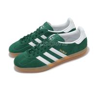 adidas Originals Mens Gazelle Indoor Trainers - Colour: JI2062 Collegiate Green/Cloud White/Gum - Size: 10