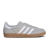 adidas Originals Gazelle Indoor Mens Sneaker, Grey Two/Cloud White/Gold Metallic, 13
