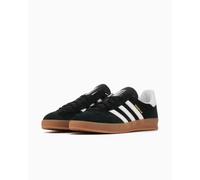 adidas Originals Gazelle Indoor Suede Trainers - UK 4 - Black/White/Gum (H06259)