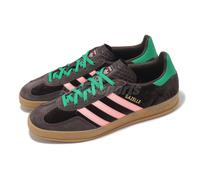 adidas Originals Gazelle Indoor W Dark Brown Pink Green Velvet Gum Women JI2714