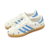 adidas Originals Gazelle Indoor W Light Blue Floral Embroidery Women Shoe IF4491