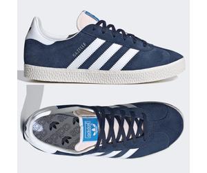 adidas Originals Gazelle Junior SIZE 6 Navy Girls Boys Shoes Suede Trainers Blue