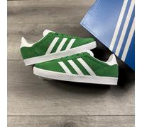 Adidas Originals Gazelle Juniors ‘Green / White’ - Size UK 5 / EU 38