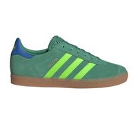 adidas Originals Gazelle Kids' Sneaker, Semi-cut green/solar green/blue bird, 25.5 cm