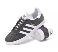 Adidas Originals Gazelle Men's Lace Up Grey White Trainers