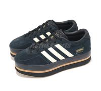 adidas Originals Gazelle Stack Core Black Cream White Gum Women Casual JS0239